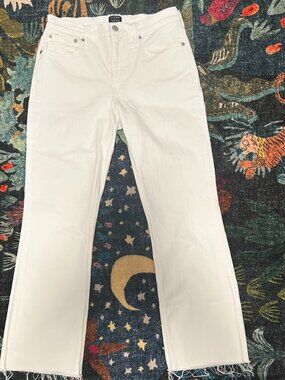 Wide-leg cropped jean in all-day stretch